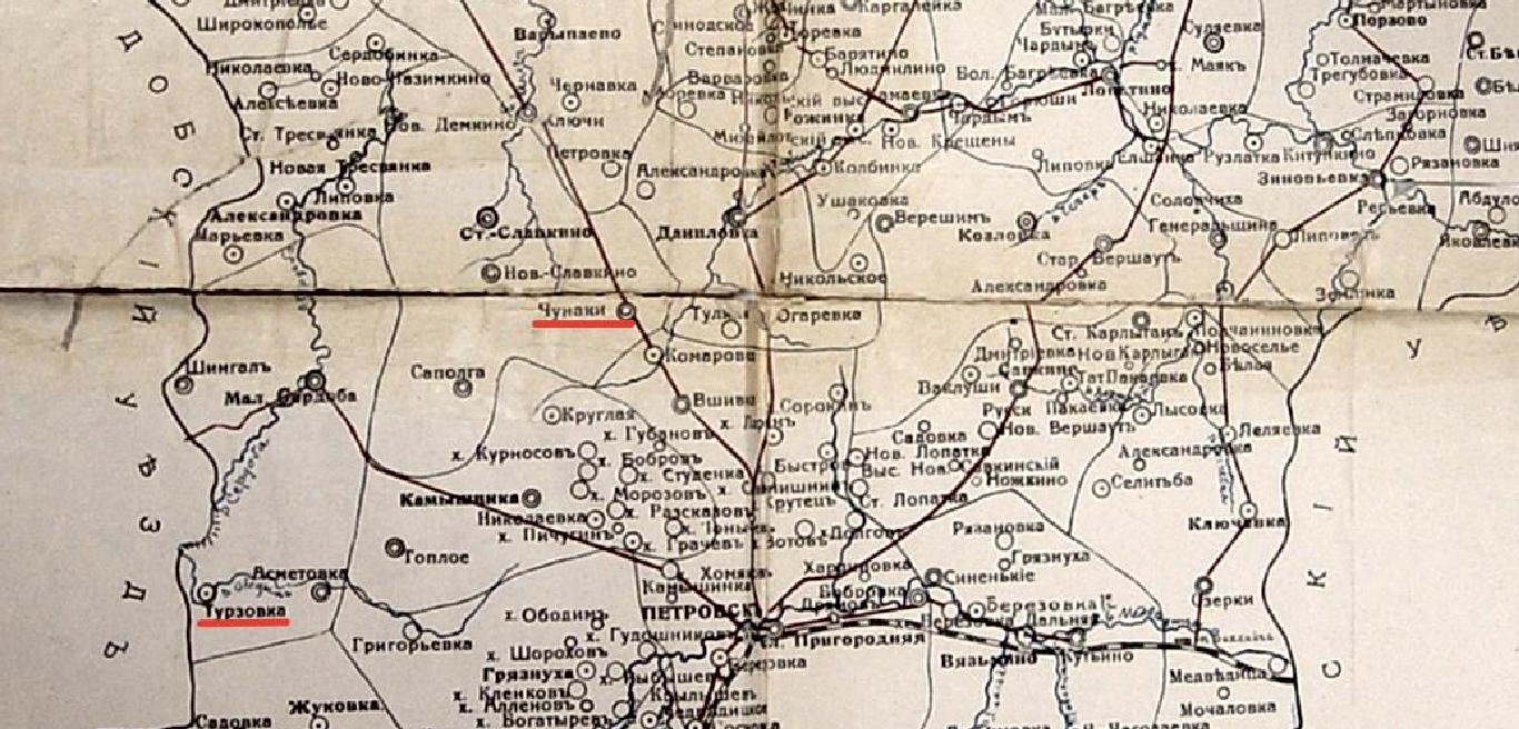 Карта петровского района саратовской области